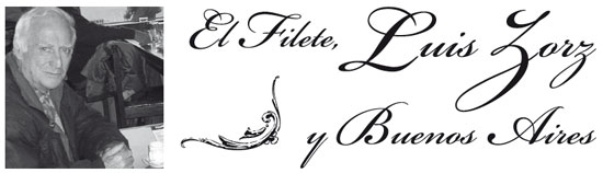 El filete, Luis Zorz y Buenos Aires